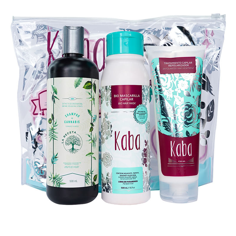 Kit-Capilar-Kaba---Shampoo-para-Cabello-Seco-La-Receta