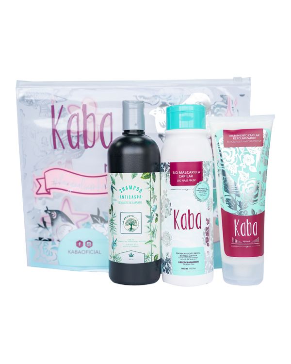 Kit Capilar Kaba + Shampoo Anticaspa La Receta