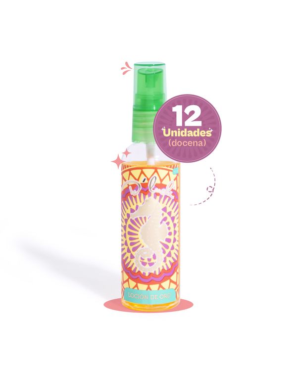 Loción de Oro - Aclarante de Vello Corporal D'Luchi 60 ML x 12