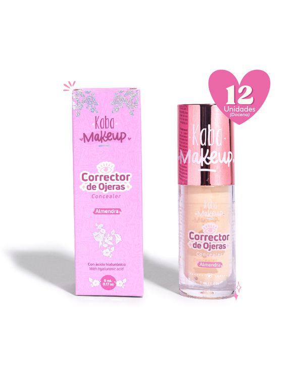 Corrector de Ojeras Kaba Makeup 5 ML x 12