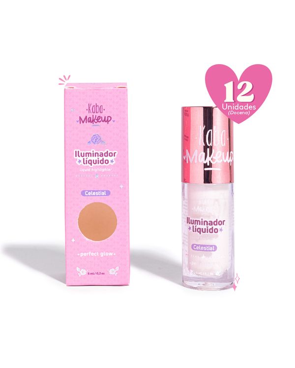 Iluminador Líquido Kaba Makeup 5 ML x 12