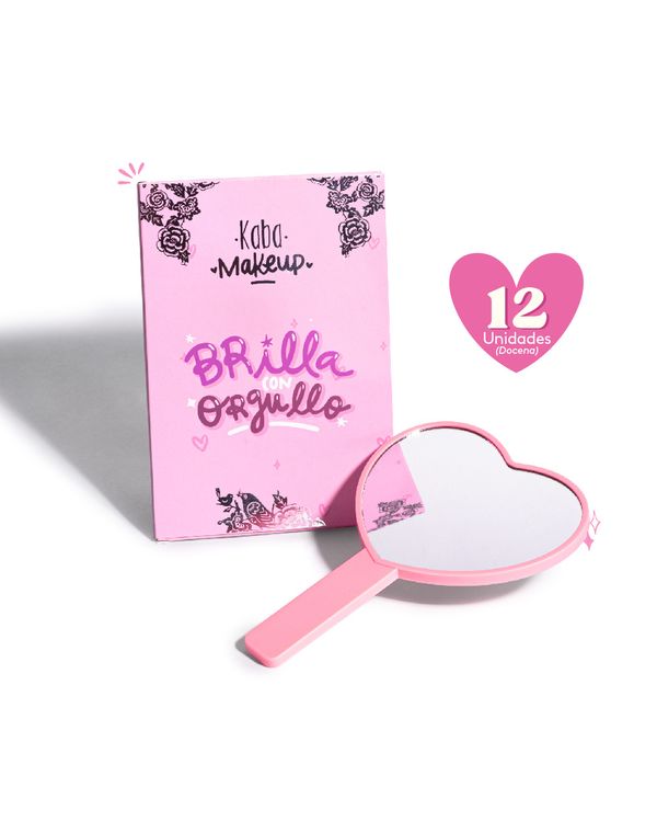 Espejo de Corazón Kaba Makeup x 12
