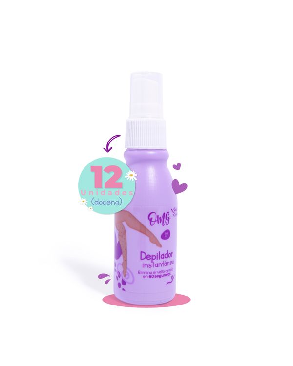 Depilador Instantáneo en Spray OMG 60 ML x 12