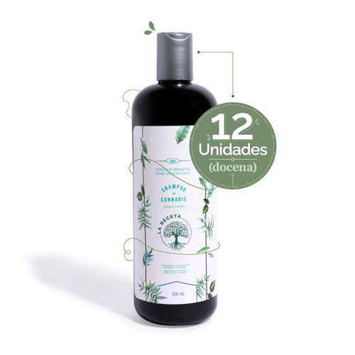 Shampoo de Argán Para Cabello Seco La Receta 500 ML x 12