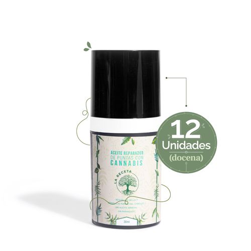 Aceite Reparador de Puntas La Receta 30 ML x 12