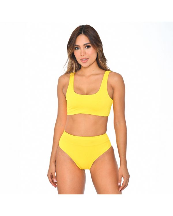 Vestido De Baño Top Alto