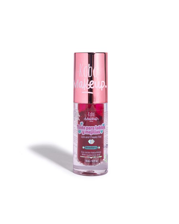 Tinta para Labios y Mejillas Strawberry Kaba Makeup 5 mL/0,17 Oz