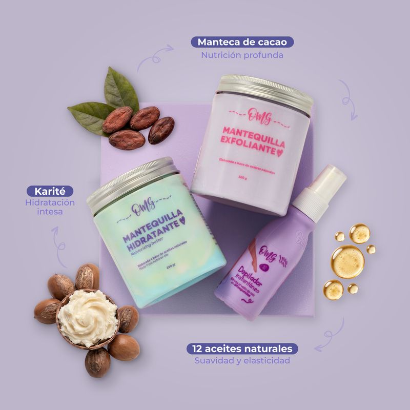 Ingredientes Clave - Manteca de Cacao y Carite