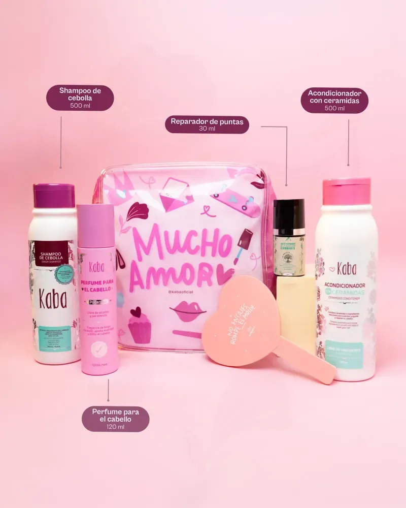 Kit Ritual Alma Kaba Contenido Completo Shampoo Cebolla 500ml y Acondicionador