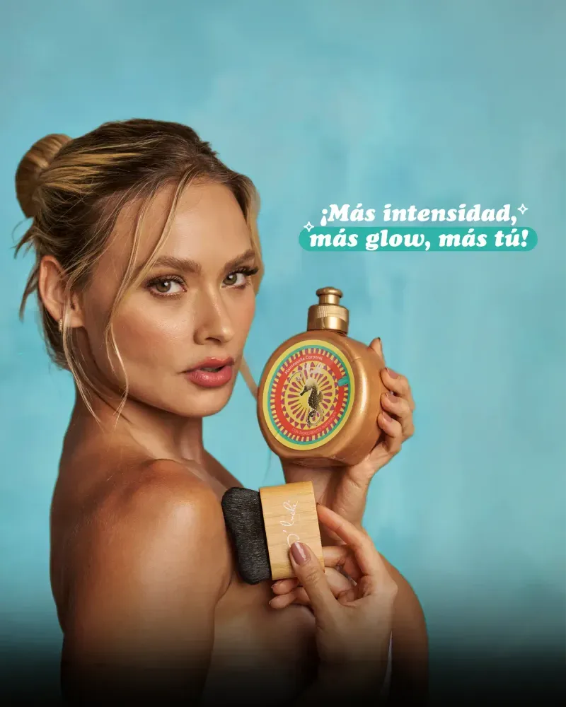 Piel bronceada y radiante con D'Luchi