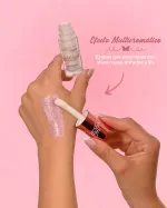 Efecto Multicromático con Visos Rosas Dorados y Lila