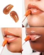 Tono y Aplicacion Brillo Labial Rose Velvet Kaba