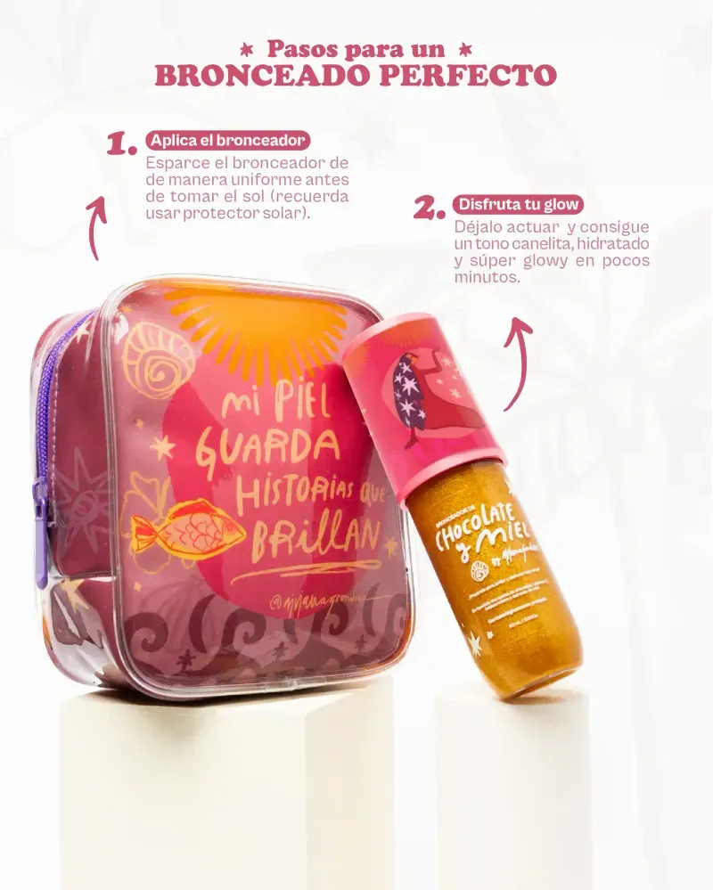 Pasos de Aplicacion Bronceado Perfecto D'Luchi