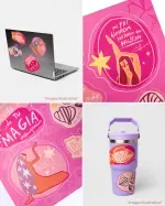 Ideas para Pegar Stickers en Laptop y Termos Stanley