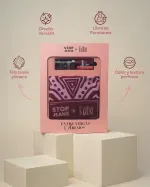 Kit Entre Amigas Stop Jeans x Kaba en caja de regalo con tinta de labios y pañoleta