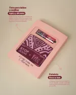 Guía de aplicación de la tinta de labios y mejillas y formas de combinar la pañoleta